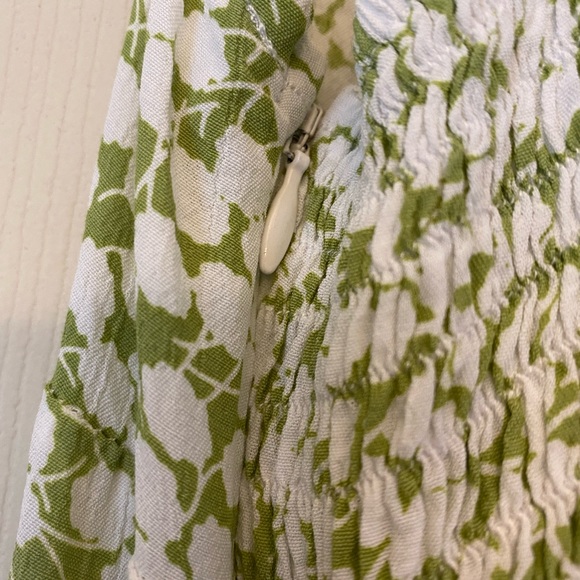 Faithful The Brand Lea  green and white jumpsuit - Picture 6 of 16